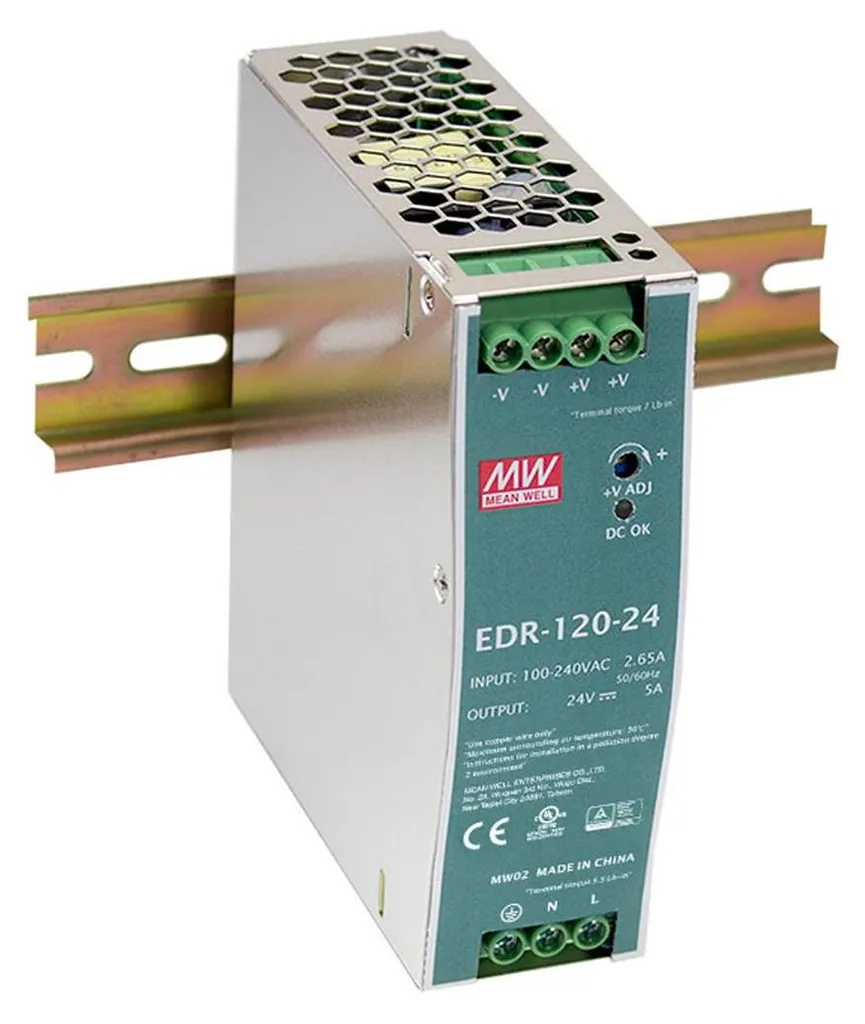 Level One POW-4841 Alimentation Rail DIN 48VDC 120W pour Switch PoE