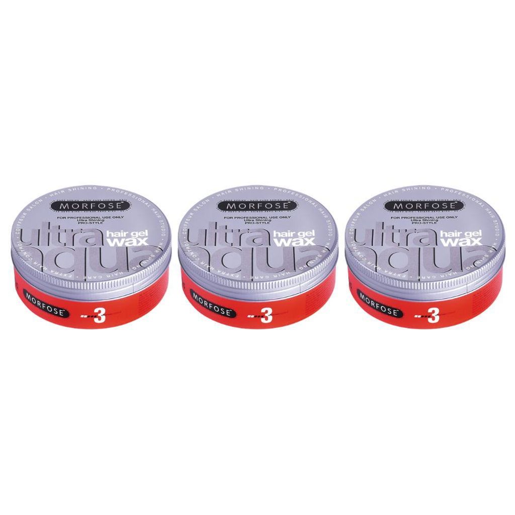 3X Morfose Ultra Aqua Gel Haarwachs 175 ml Wasserbasiert Produktbild 