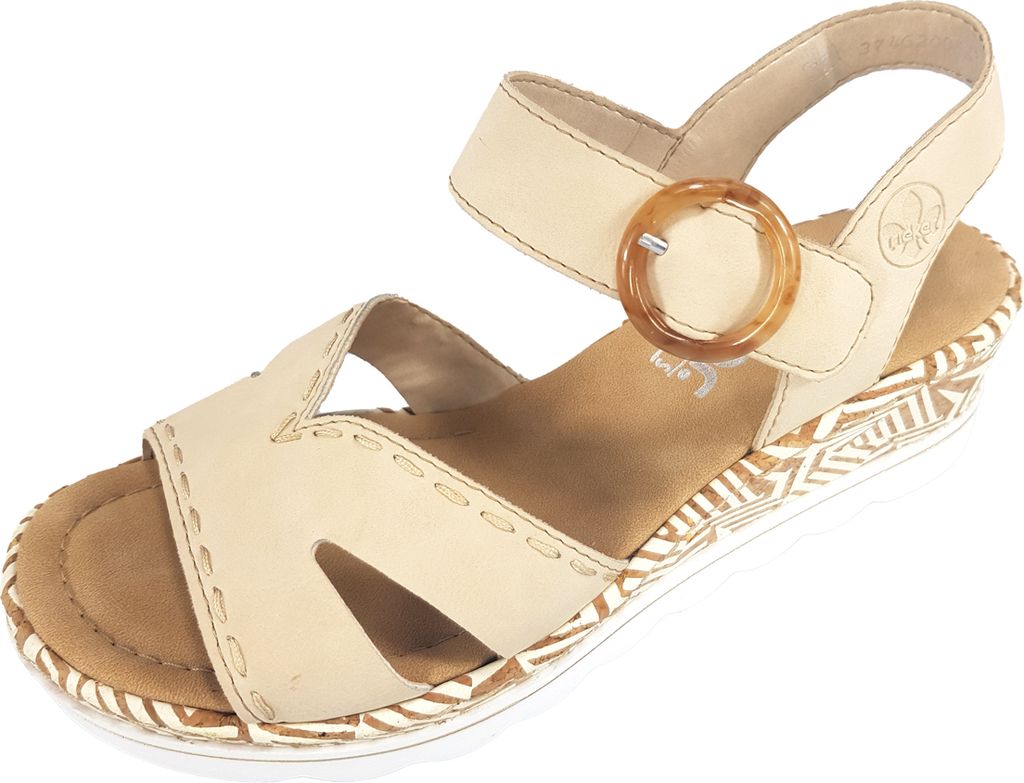 Rieker Keilsandaletten 67173 Damen 31353430373139 Beige 37 Produktbild 51
