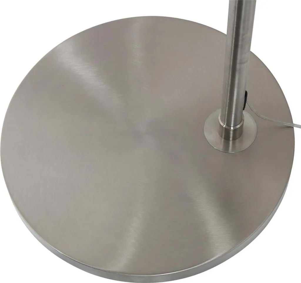 Steinhauer Sparkled Light 3806ST Lampadaire Arc en Acier Satiné E27 - 5