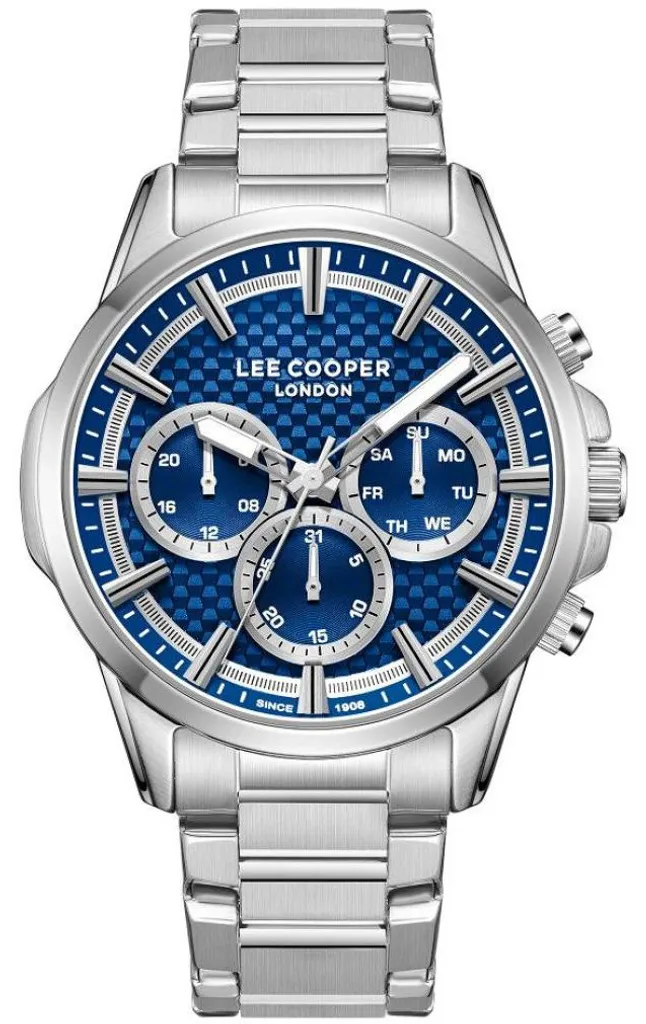 Montre Homme Lee Cooper LC08049.390 Navy Fashion Bracelet en Métal
