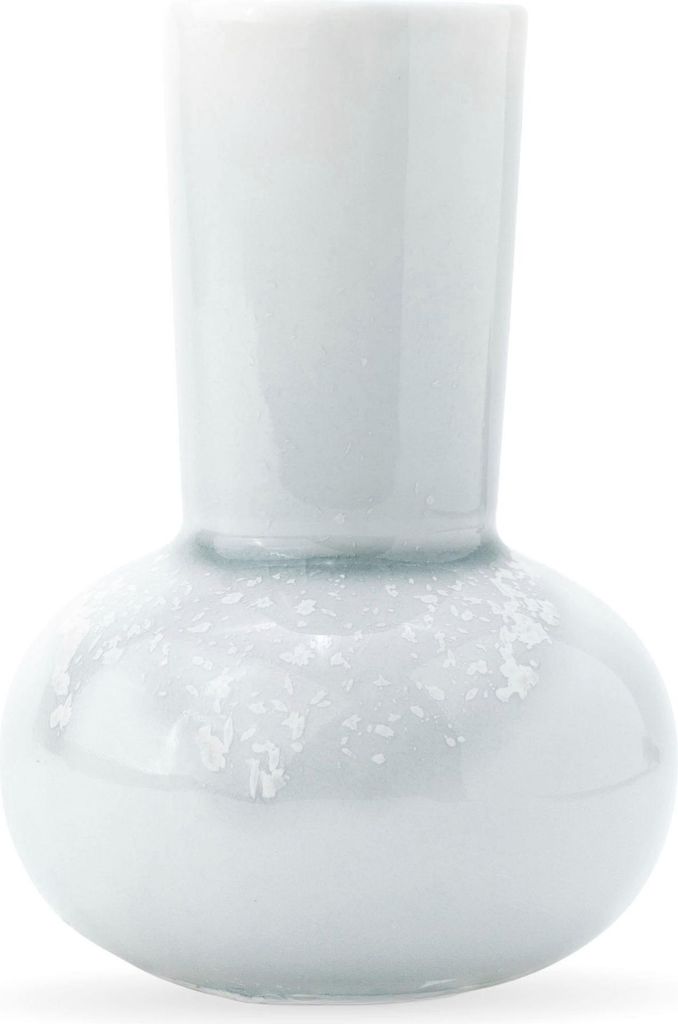 VERLO PERLA Vase 200 ml – Elegante Dekovase in Perlmutt-/Perlweiß-Optik, Zeitloses Modernes Design, Hochwertige Keramik, Ideal für Kleine Blume...