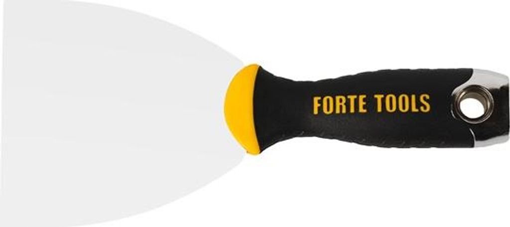 Robuster Edelstahl Kittspachtel R.2K für feine Spachtelarbeiten, 8 cm breit