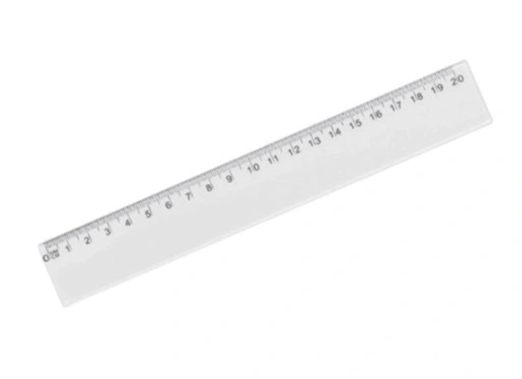 Règle en plastique durable, longueur 20 cm Image du produit 
