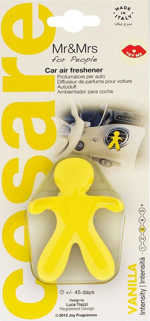 Mr&Mrs Fragrance Cesare Car Air Freshener Vanilla
