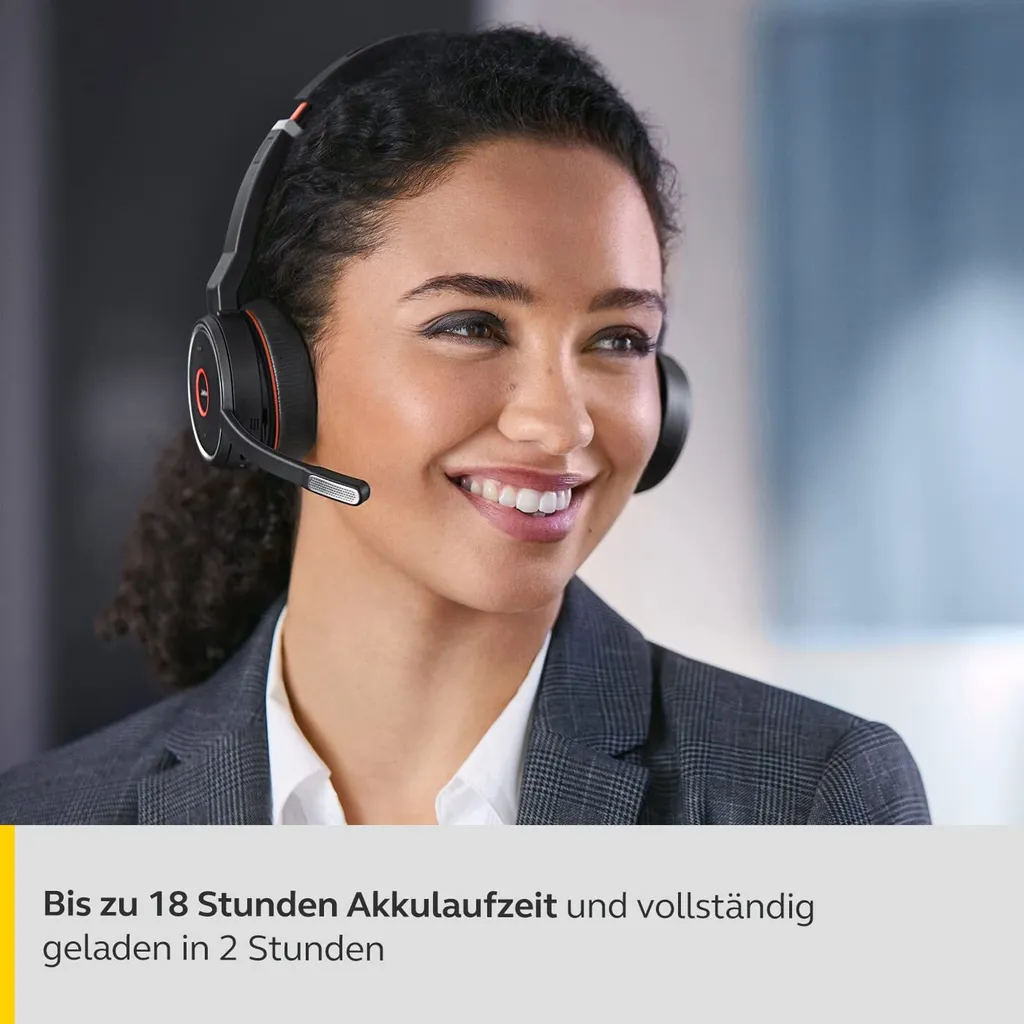 Casque Bluetooth Jabra Evolve 75 MS avec Réduction de Bruit Active - 3