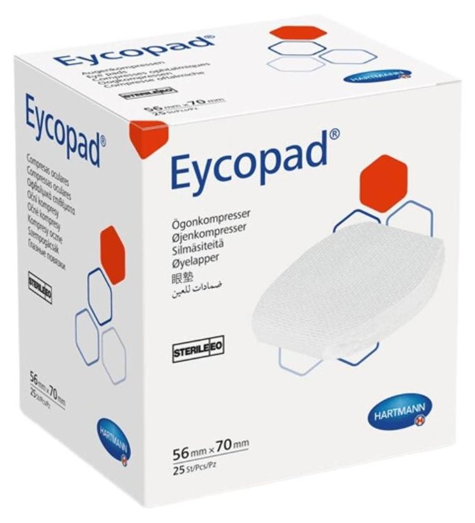 EYCOPAD Augenkompressen 70x85 mm unsteril