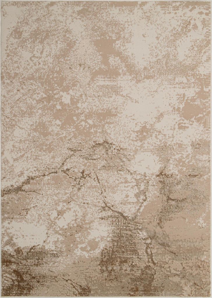 Tapiso Teppich Crystal Modern Braun Beige Wohnzimmer 80 x Produktbild 