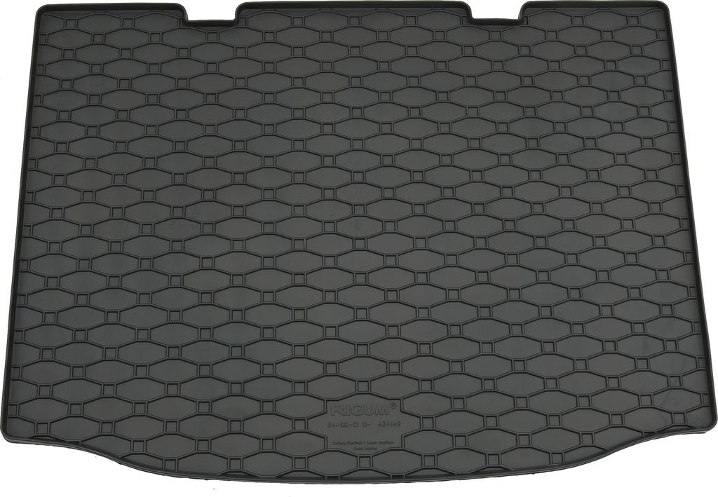 Rigum Gummi bagagebakbeschermer voor Skoda Citigo, VW Up en Productafbeelding 