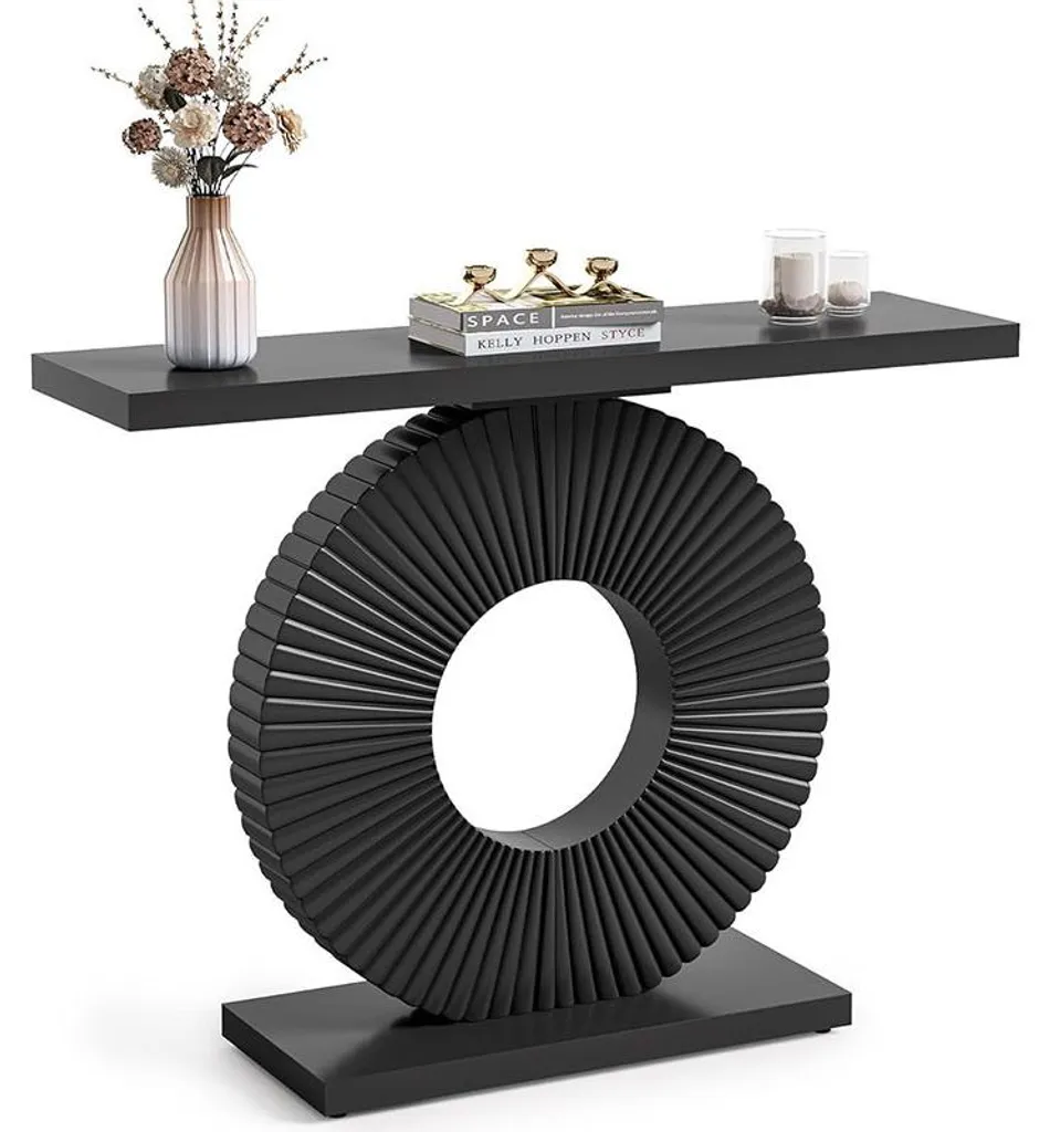 Table basse noire HOGA-J0292 pour gagner de la place dans votre séjour
