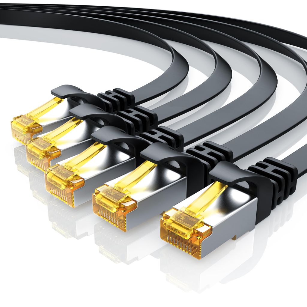 Cable de red Primewire, 5 unidades, CAT.7, RJ-45 Imagen del producto 