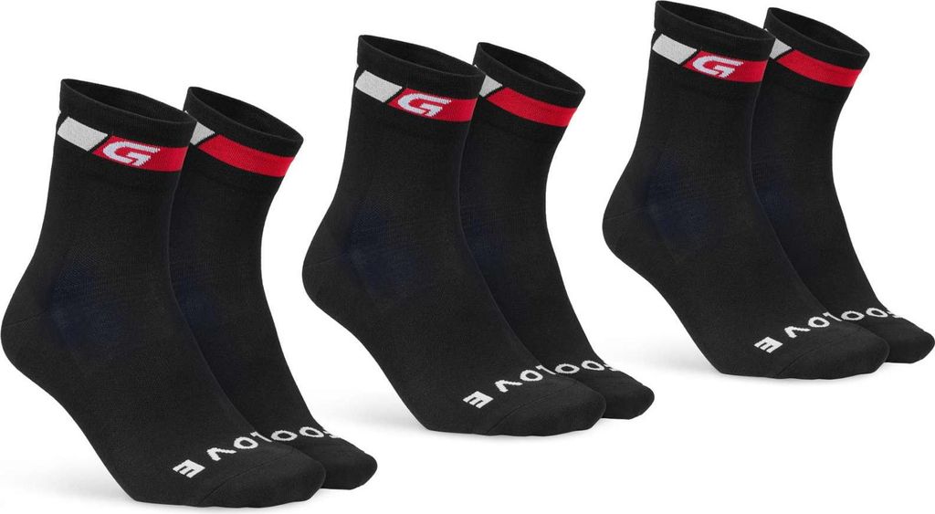 Gripgrab Classic Regular Socken 3 Einheiten Schwarz EU 41-44 Herren,Damen Schwarz EU 41-44