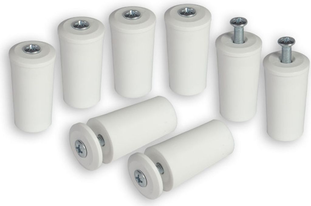8 x INOVATEC Rollladen Anschlagstopper 40 mm weiß Produktbild 