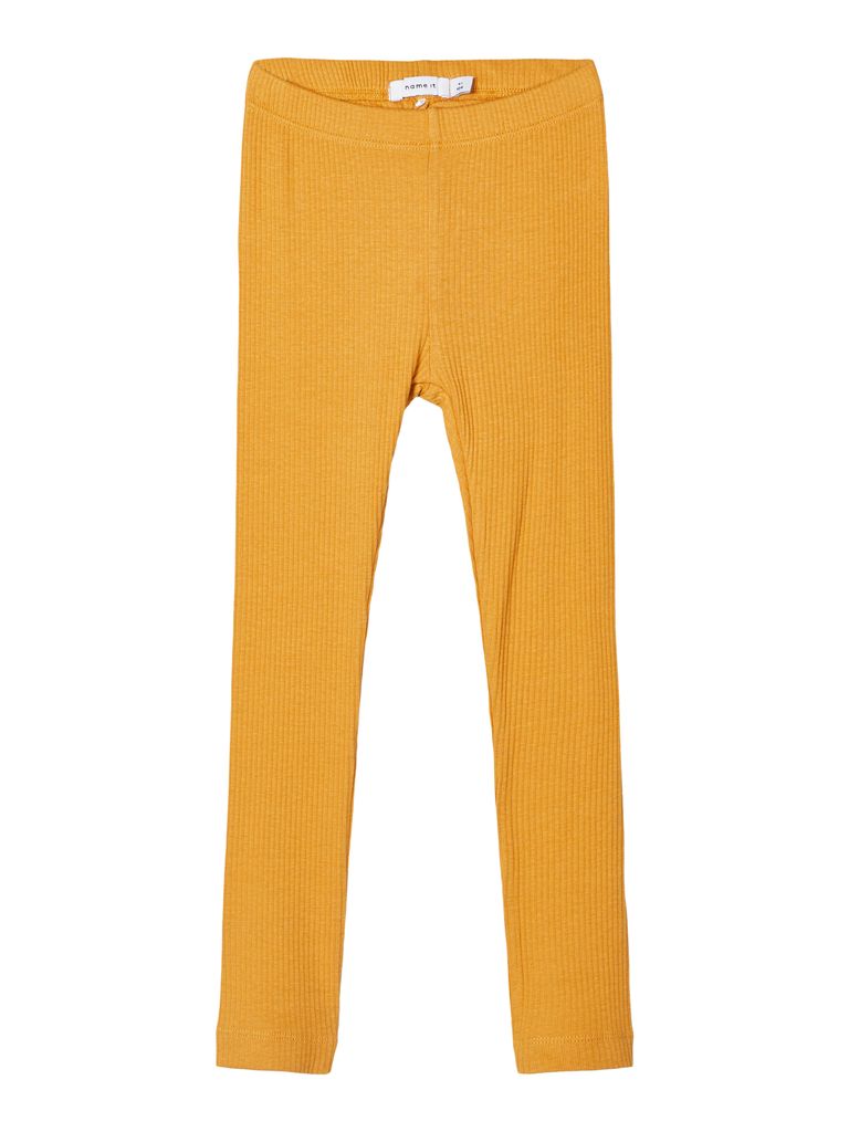 Name It Mädchen Leggings aus Baumwolle gelb 86