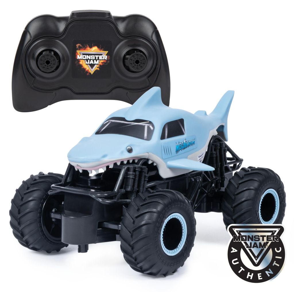 Monster Jam Megalodon (hellblau, 1:24) Produktbild 
