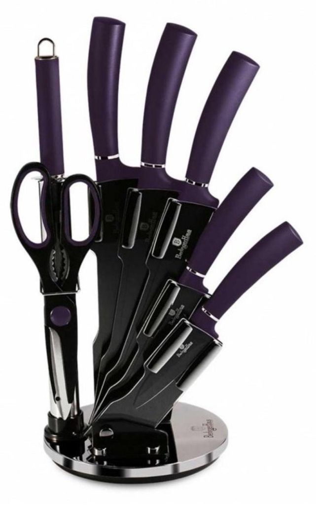 BERLINGERHAUS sada nožů ve stojanu nerez 8 ks Purple Obrázek produktu 