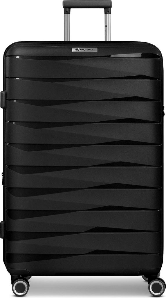 Franky London 4 Rollen Trolley L 74 cm mit Dehnfalte