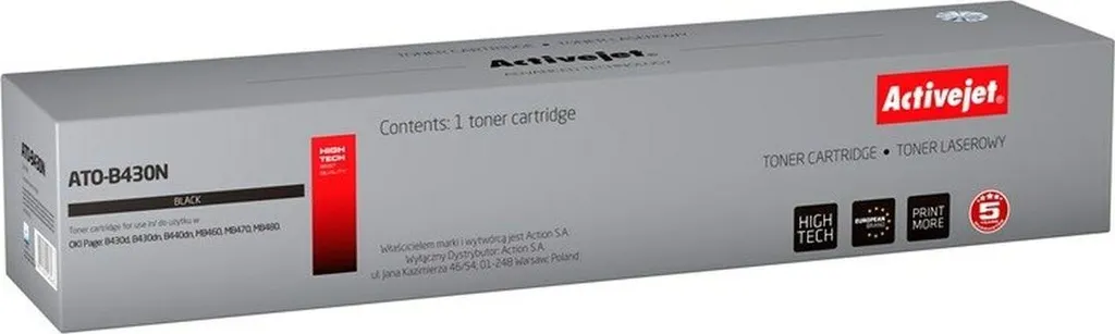 Risparmio e Qualità: Toner Activejet per OKI 43979202 Supreme Nero