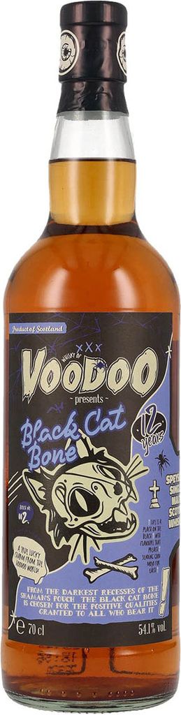 Whisky of Voodoo Black Cat Bone - 12 Jahre - Speyside Single Malt Whisky