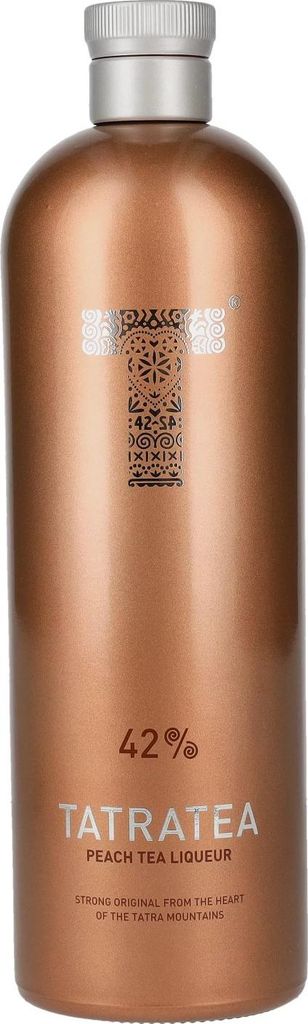 Likier Tatratea Peach 0,7L - Pfirsichlikör | Likör Produktbild 