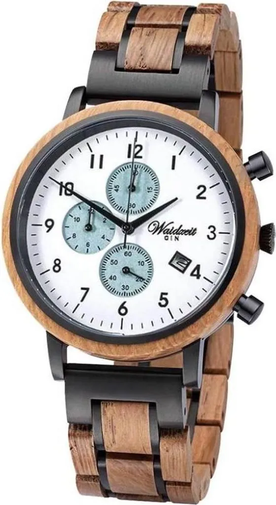 Montre en Bois pour Homme Waidzeit GI01W Chic et Éco-responsable
