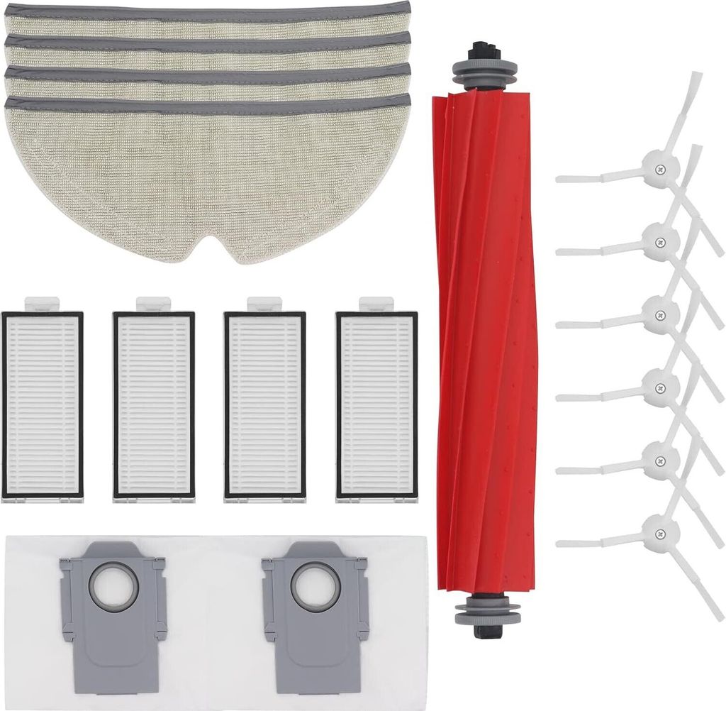 Ersatzteile-Set Für DEENKEE DK600 Staubsauger – Mit Rollbürste, Hepa-Filtern & Seitenbürsten
