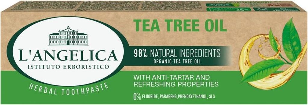 L'Angelica | Dentifrice - Dentifrice Tea Tree - 75 Ml - Image du produit 
