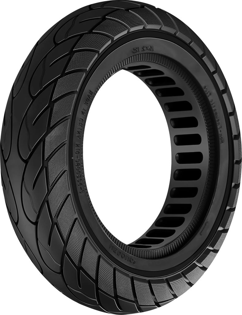 Avizar, Vollgummireifen 10 x 2,50 für Xiaomi Mi 4 Pro Scooter, Schwarz