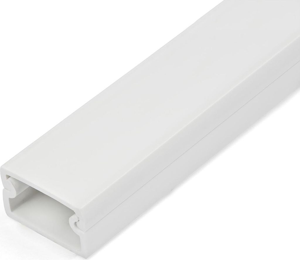 StarTech.com 1m Kabelkanal Selbstklebend, 19x11mm, PVC, Sockelleiste/Wandkabelkanal, bis zu 12 Kabel, UL