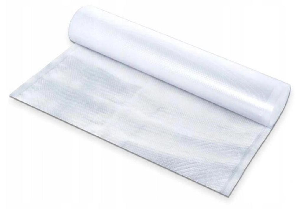 Vakuumierfolie zum Vakuumieren 15 cm x 6 m Strukturfolie Rollenfolie BPA frei PA-PE 90 μm für Vakuumierer Sous-Vide