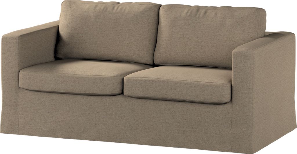Dekoria Bezug für Karlstad 2-Sitzer Sofa nicht ausklappbar, lang, beige, Sofahusse, Karlstad 2-Sitzer