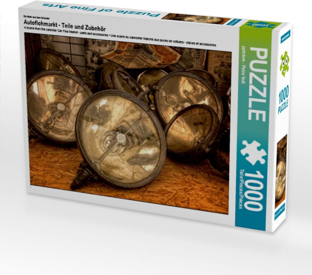 Calvendo Ein Motiv aus dem Kalender Autoflohmarkt - Teile und Zubehör 1000 Teile Puzzle quer 640x480mm, ; 7374423