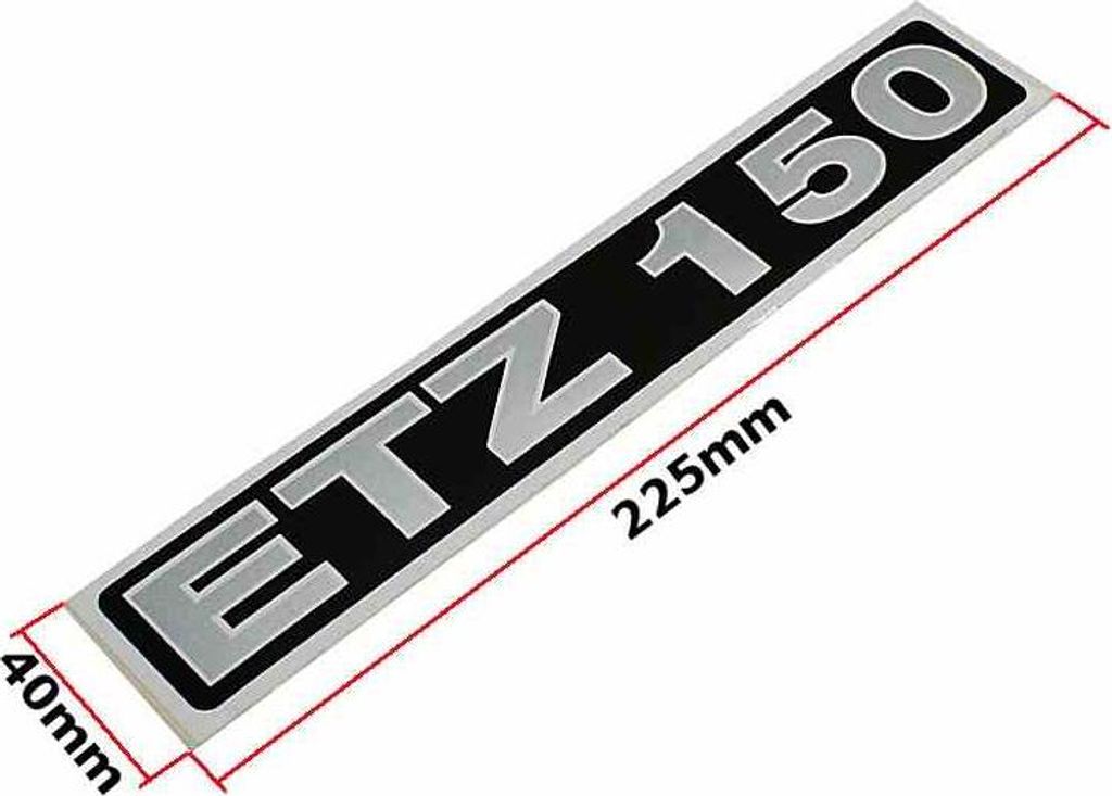 Aufkleber Mz Etz 150 Silber