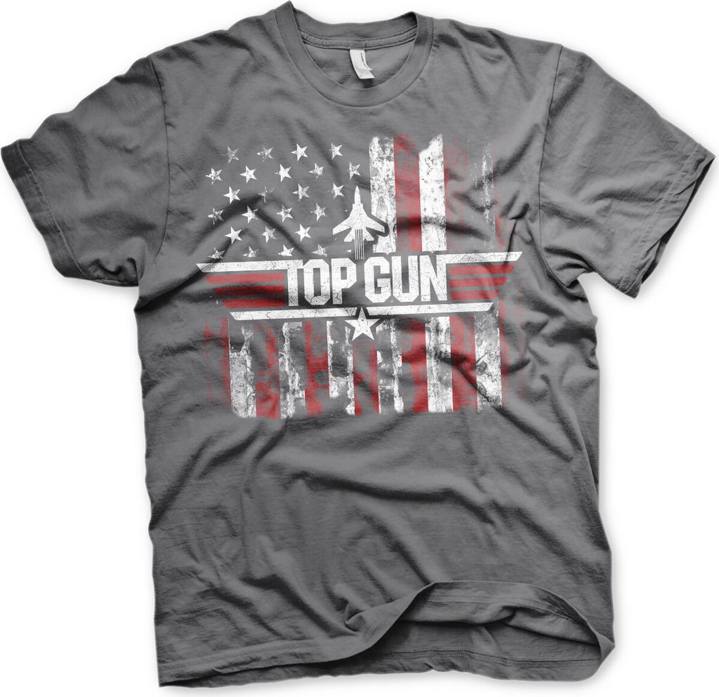 Top Gun - America T-Shirt - XX-Large - DarkGrey