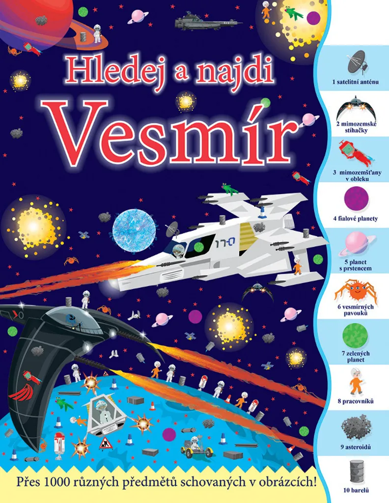 Livre Espace Vesmír Joshua George : Grand Format Illustré Cherche et Trouve