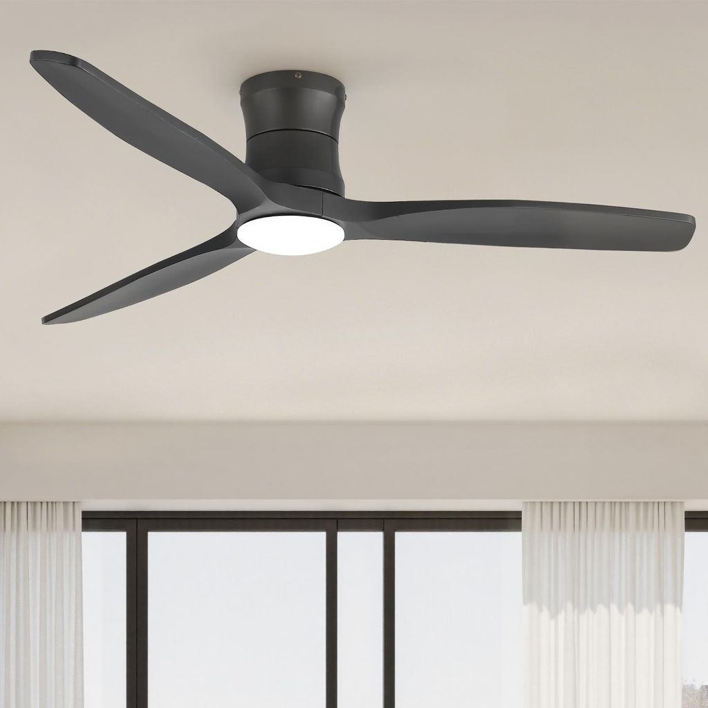 Sofucor Deckenventilator, modern, 132 cm, Massivholz, mit Produktbild 