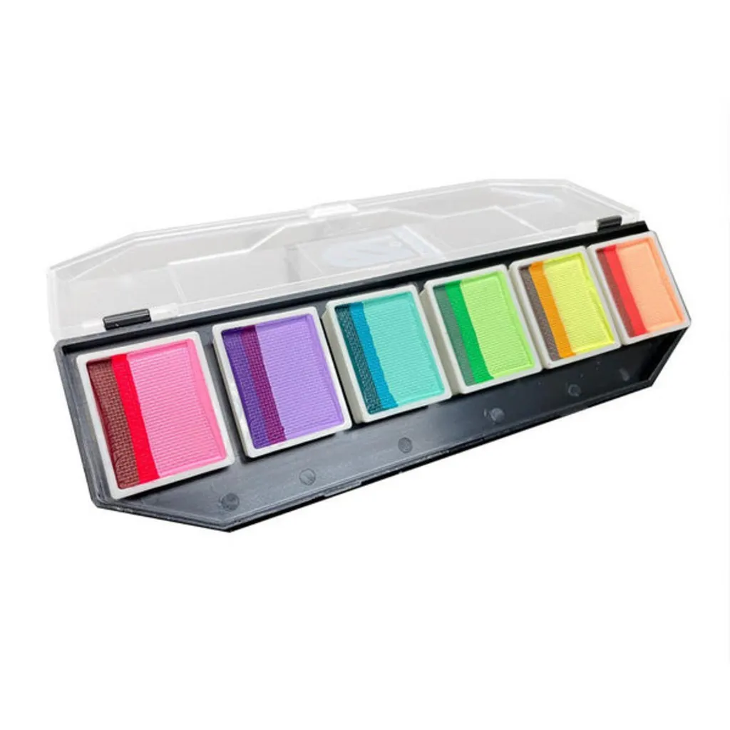 Maquillage à l'eau Ez Stroke Coton Candy dégradé arc-en-ciel 30g
