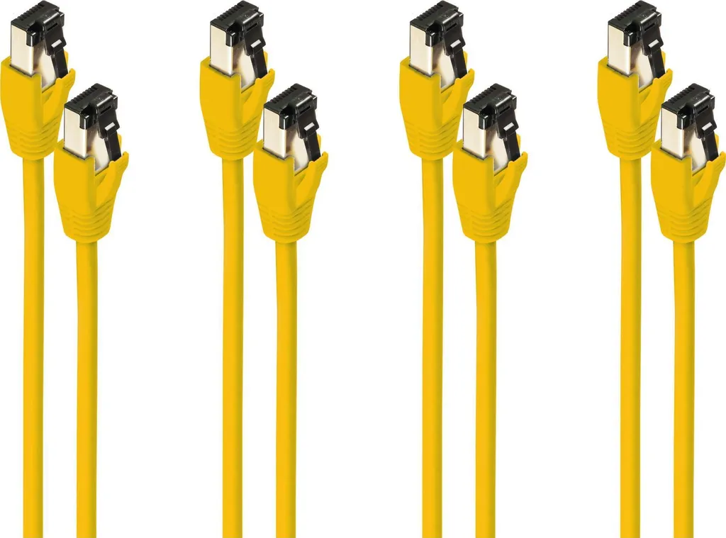 Cavo Ethernet Shiverpeaks BS08-41072-4 Cat8.1 F/FTP 10m Giallo | 40Gbps