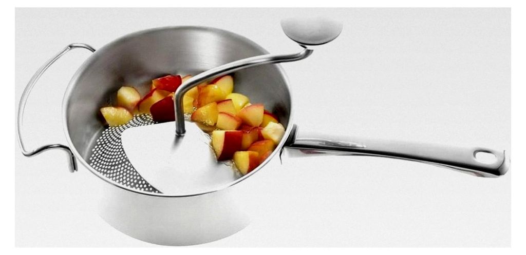 Passiergerät FLOTTE LOTTE | Edelstahl-Passiermühle mit Abstreiffunktion, 1,75 l Volumen | Für Suppen, Marmeladen, Pürees und Babynahrung