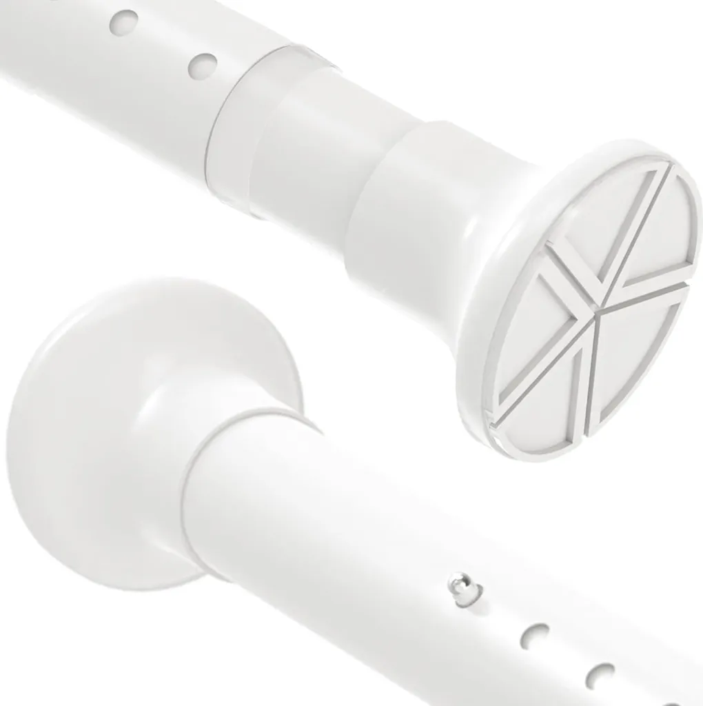 Barre de douche pour vêtements extensible 260 cm idéale pour dressing