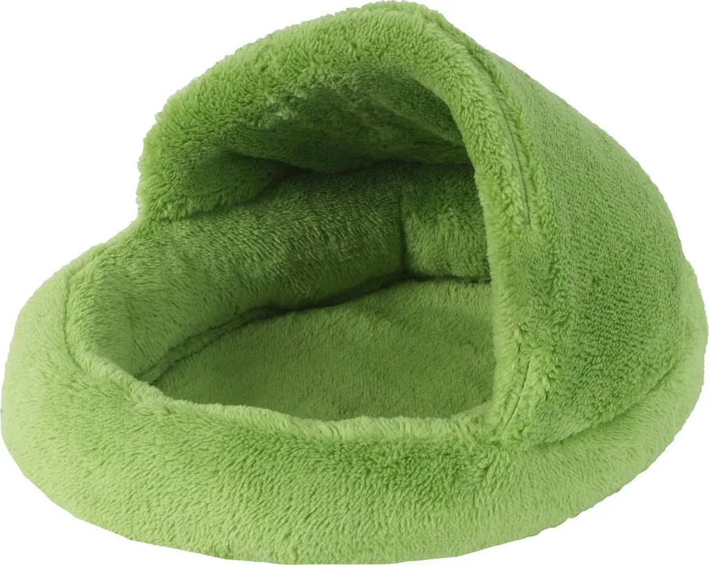 Lit pour cochon d'inde Fenica Papouches vert 26x34 cm - Espace de détente