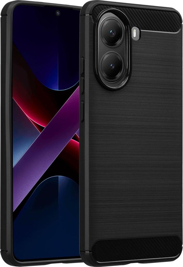 imoshion Brushed Back Cover Xiaomi Poco X7 Pro - Schwarz