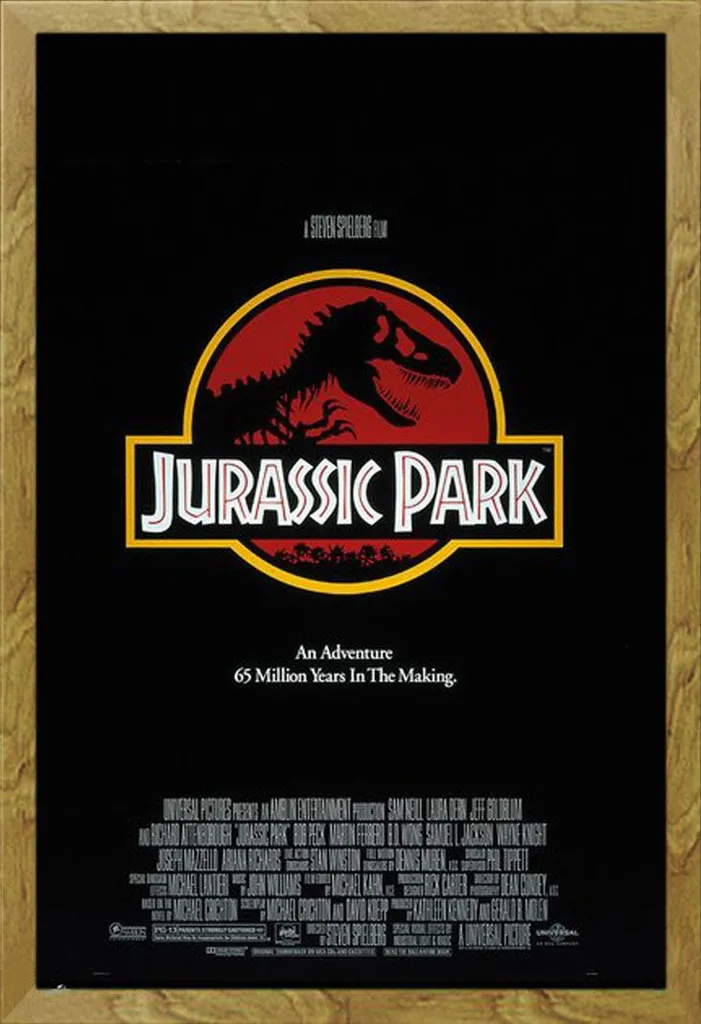 Poster Jurassic Park 61x91.5 cm Incorniciato Shinsuke Rovere Elegante