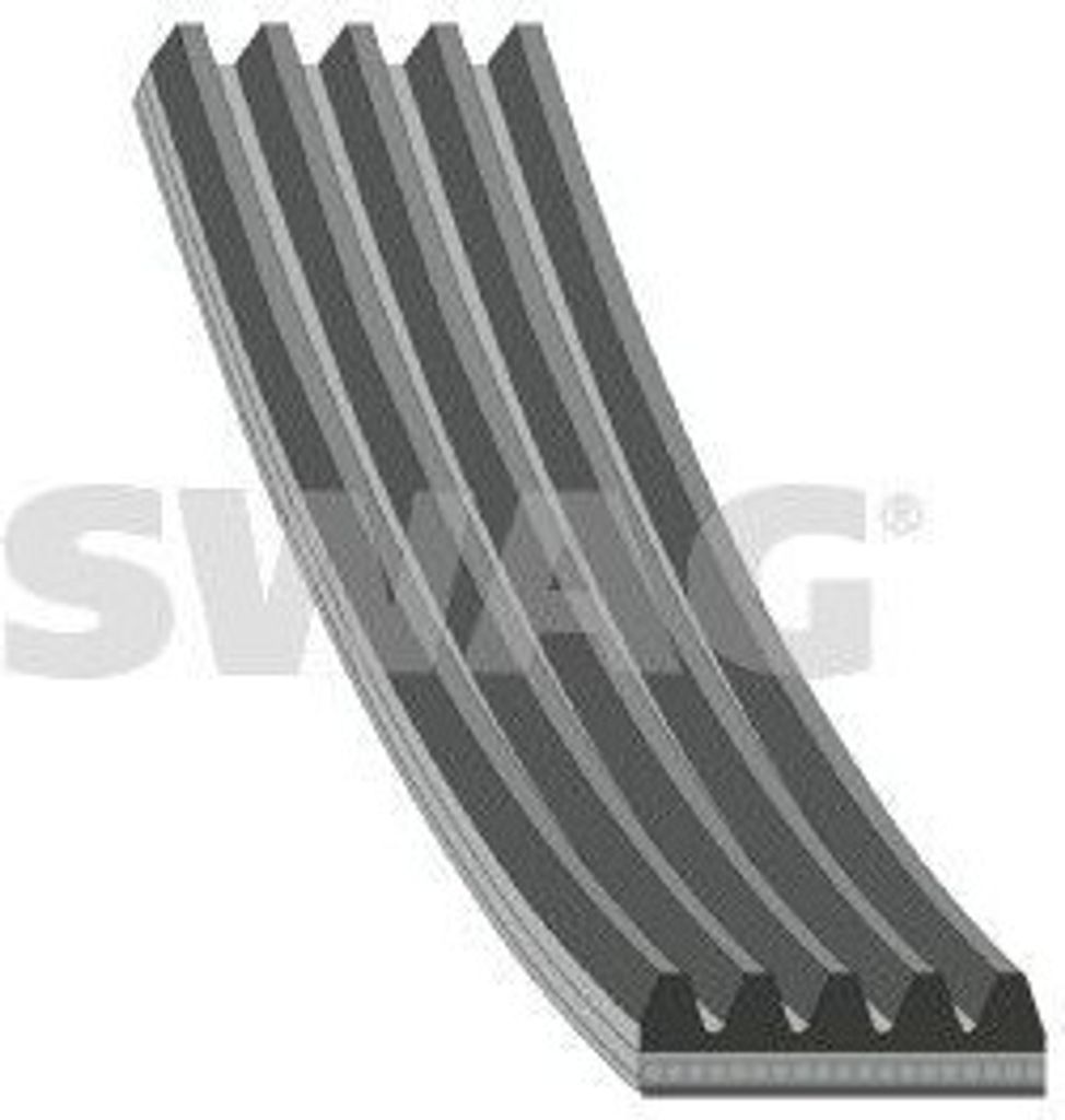 SWAG Keilrippenriemen 491mm für VW GOLF VI (5K1) 33 10 3471