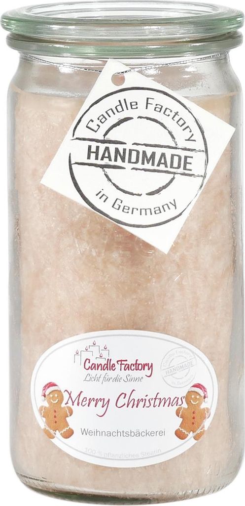 Candle Factory Mini Jumbo Merry Christmas Duftkerze Dekokerze 307165