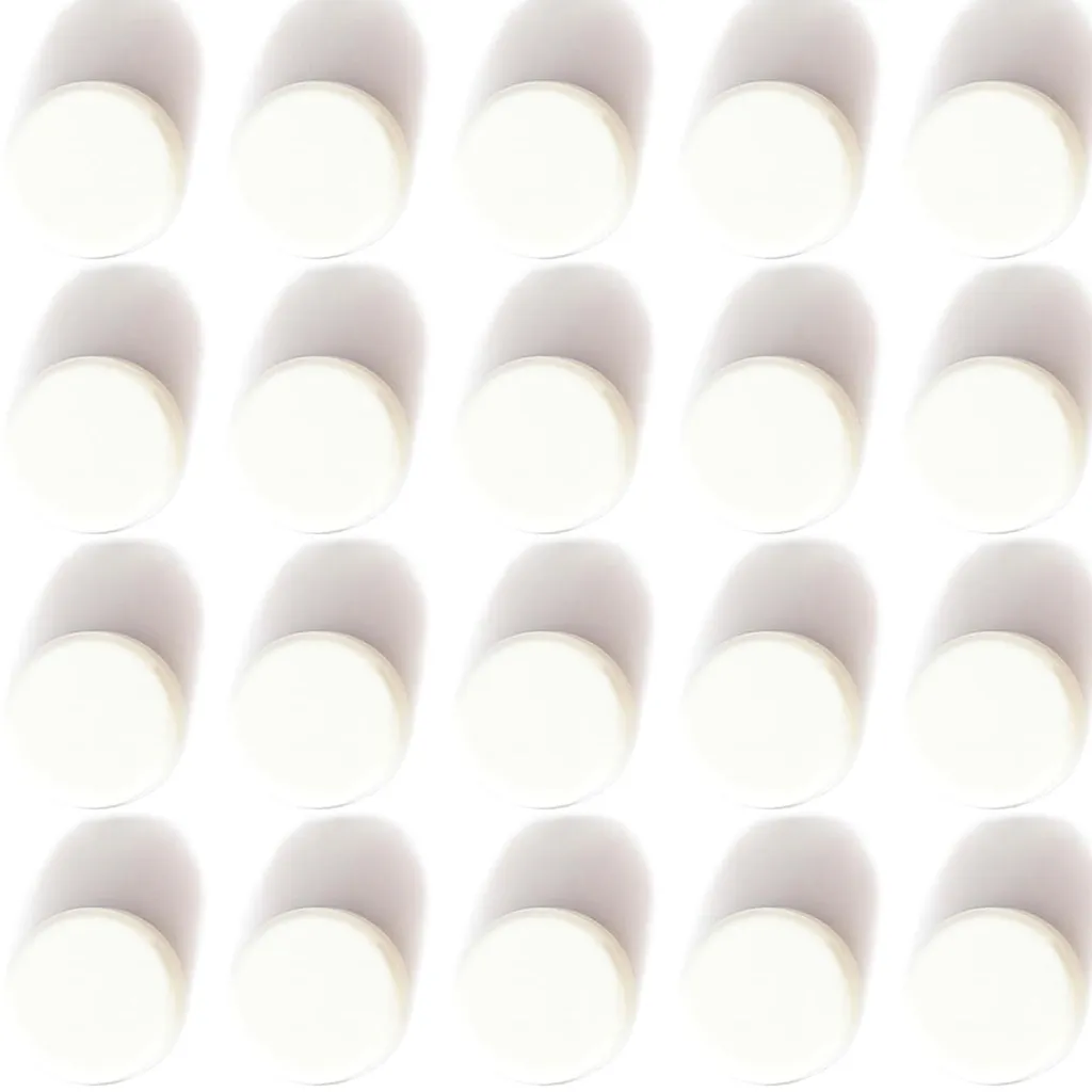 Petits aimants pour réfrigérateur et tableau blanc - Lot de 20 ronds