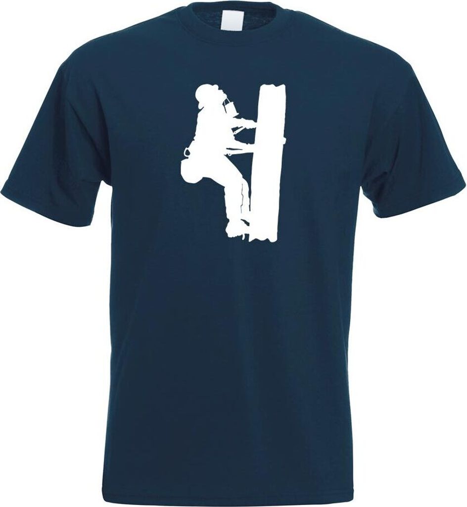 Kiwistar - T-Shirt - Navy - Netzmonteure Motiv 1 - Elektriker Herren Funshirt Bedruckt Design Sprüche Spruch Motive - mit Motiv Bedruckt - Funshir...