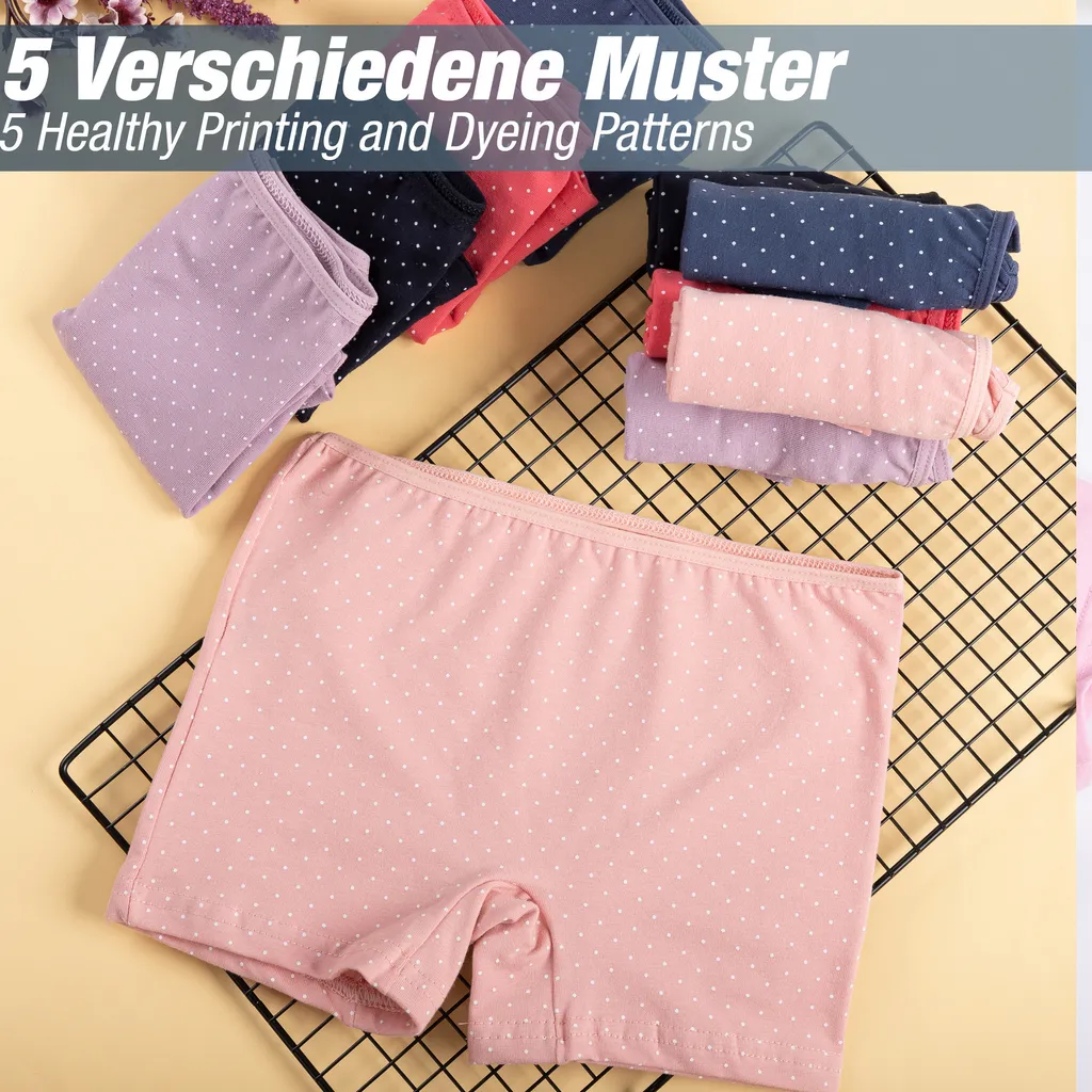 Kiench Mädchen Pantys Boxershorts 12/16er Pack | Baumwolle, Größe 98-158 | Mit Süßen Motiven