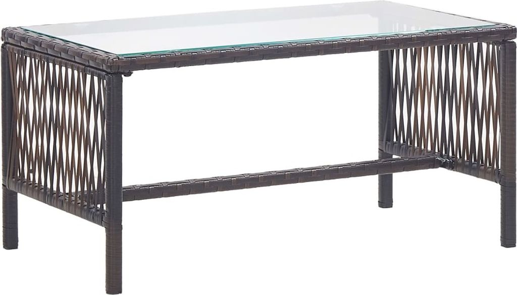 " " 4-tlg. Garten-Lounge-Set - CLORIS - Balkonmöbel/Terassenmöbel - mit Auflage Poly Rattan Braun NeuMöbel 3065211