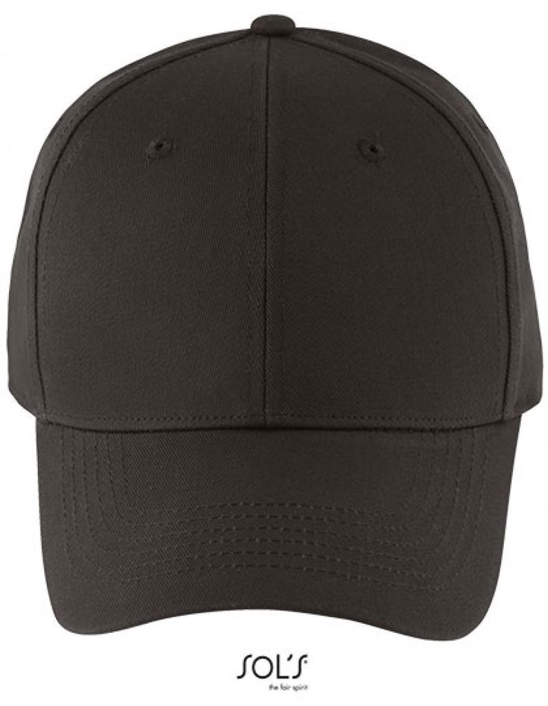 SOLs 03093 | Six Panel Cap Blaze, 6-Panel-Form - Farbe: Dark Grey (Solid) - Größe: One Size